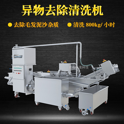 蔬菜自動清洗機，有效清洗，去除泥沙